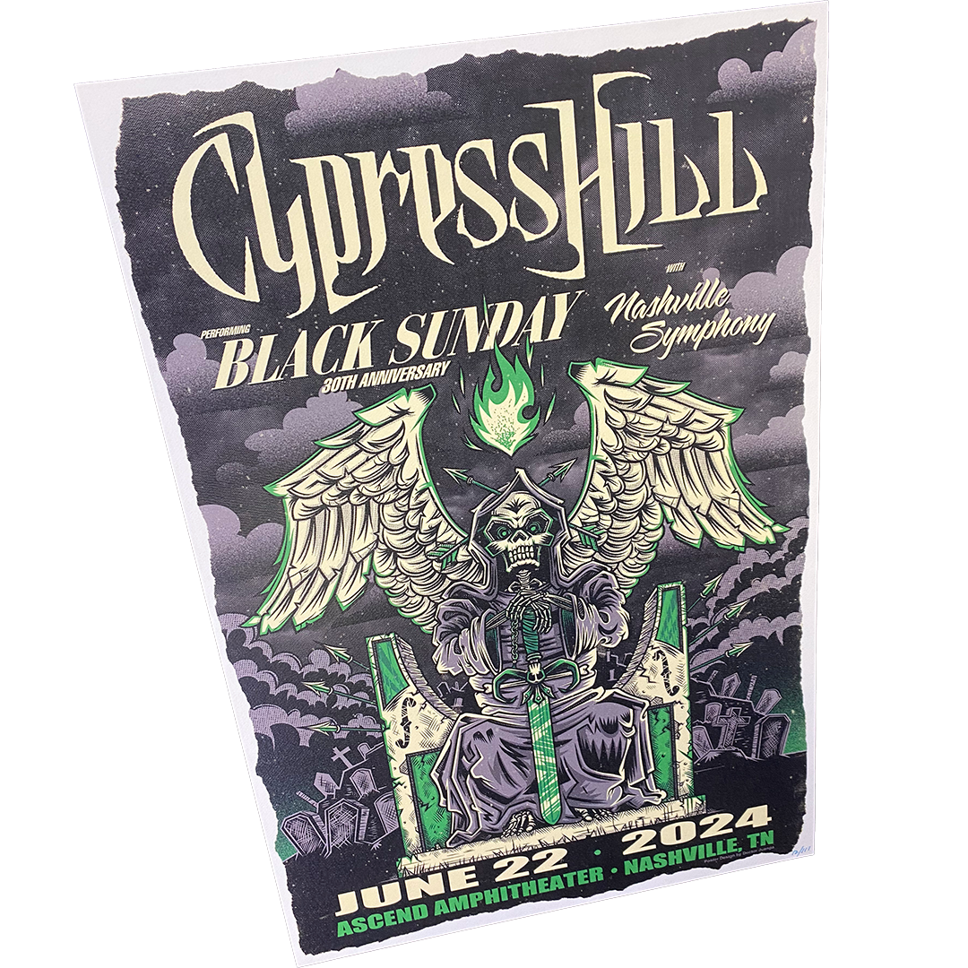 "Black Sunday with Nashville Symphony" Limited Edition Hand Numbered Poster