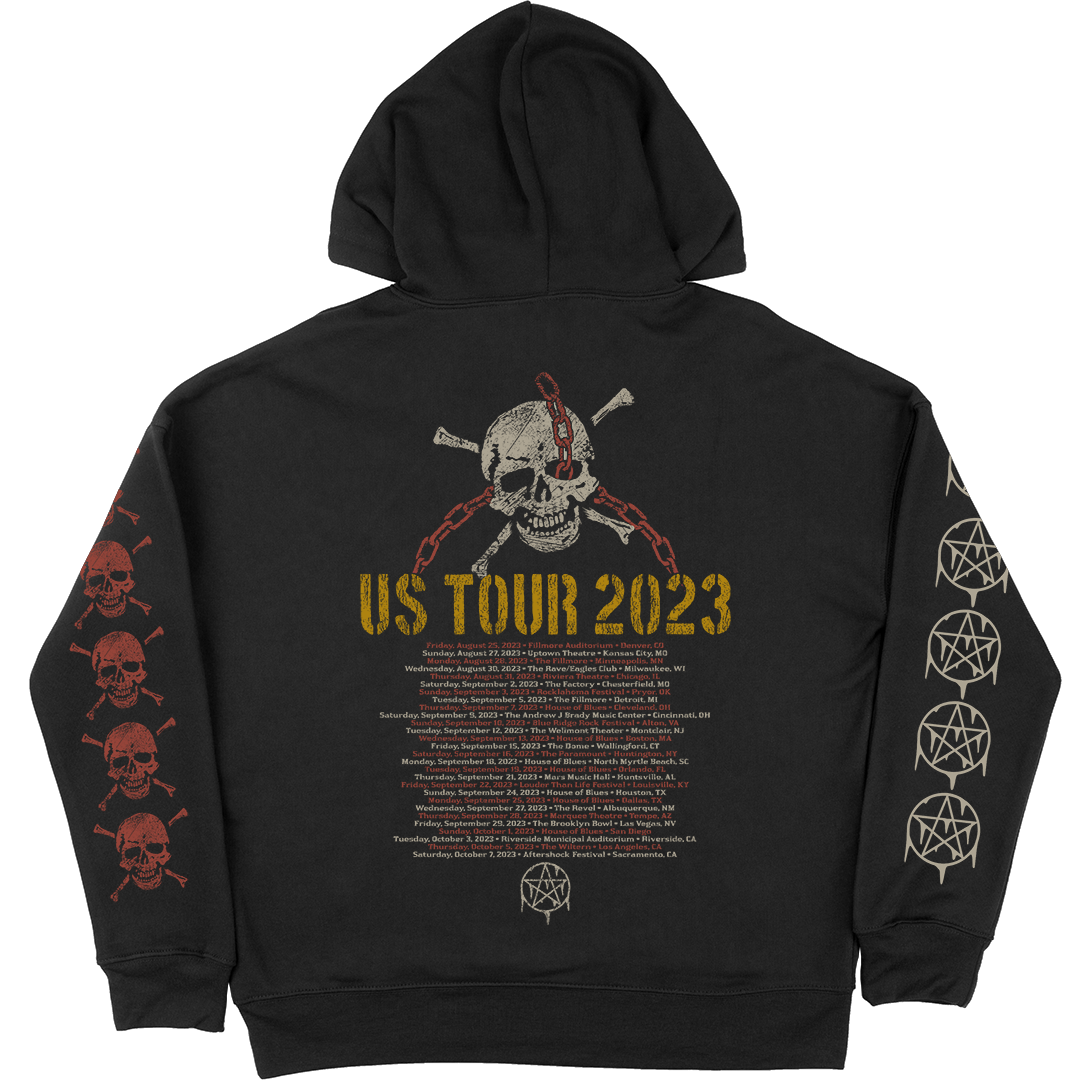 "CMF2 Skull Pentagram" 2023 Tour Pullover Hoodie