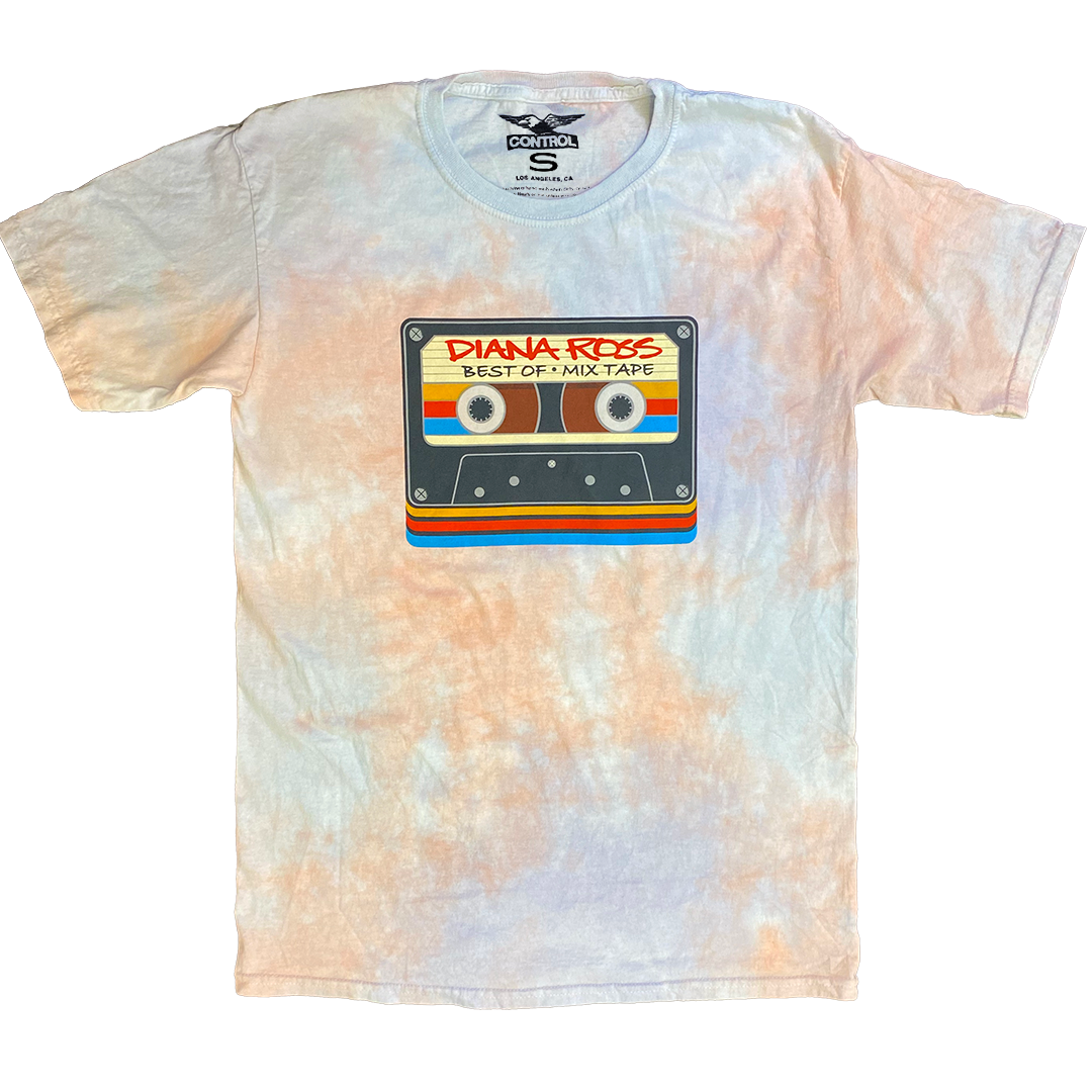 "Best Of Mix Tape" T-Shirt in Cloud Dye