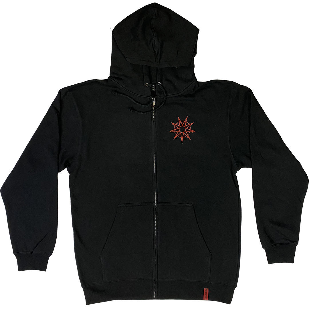 "Stacked Ending" Zip Hoodie