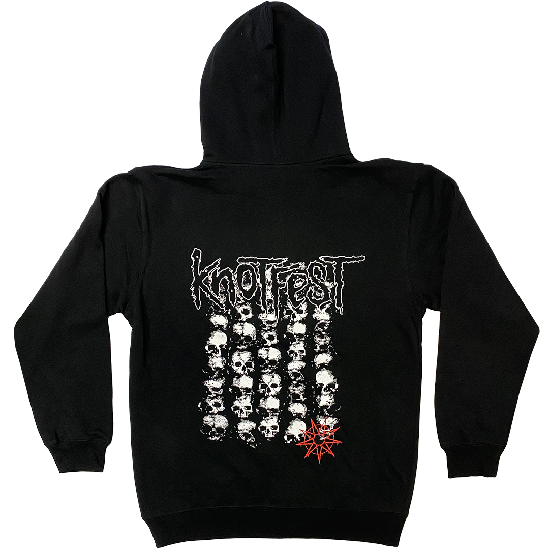 "Stacked Ending" Zip Hoodie