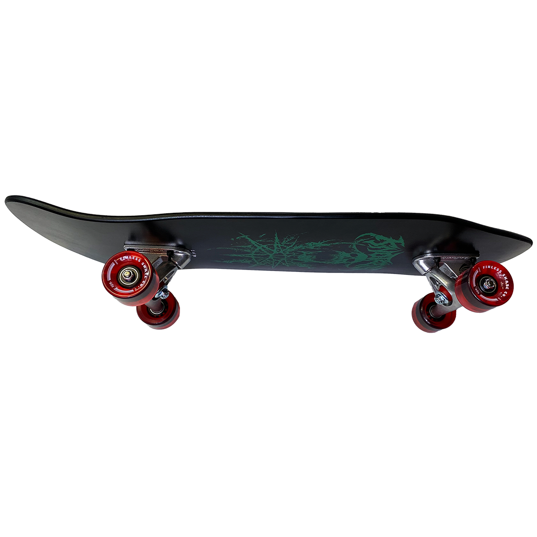 Riddick Skull LIMITED EDITION Complete Skateboard in Green