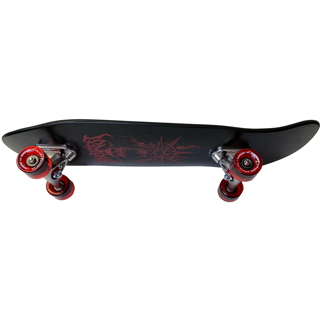 Riddick Skull LIMITED EDITION Complete Skateboard in Red