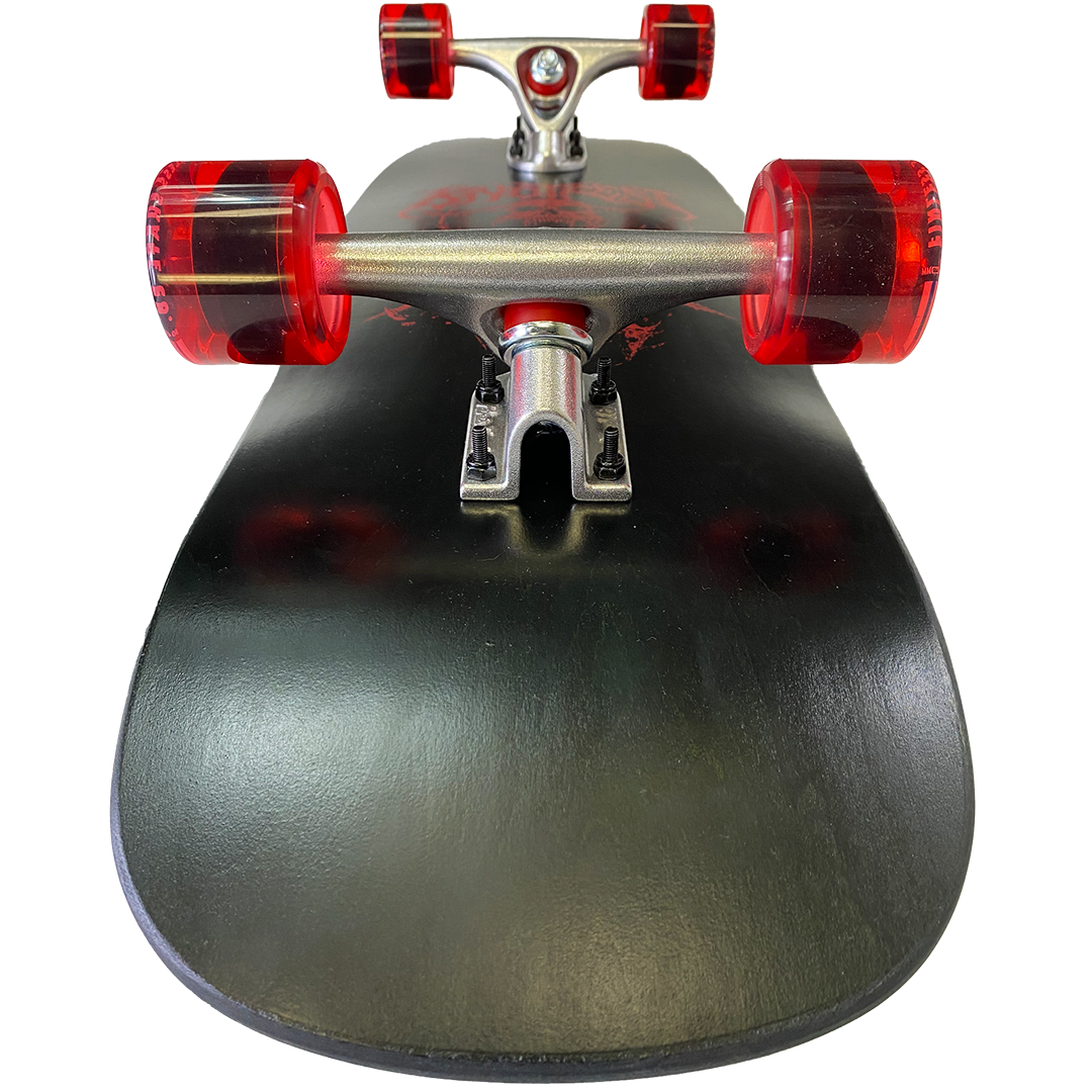 Riddick Skull LIMITED EDITION Complete Skateboard in Red