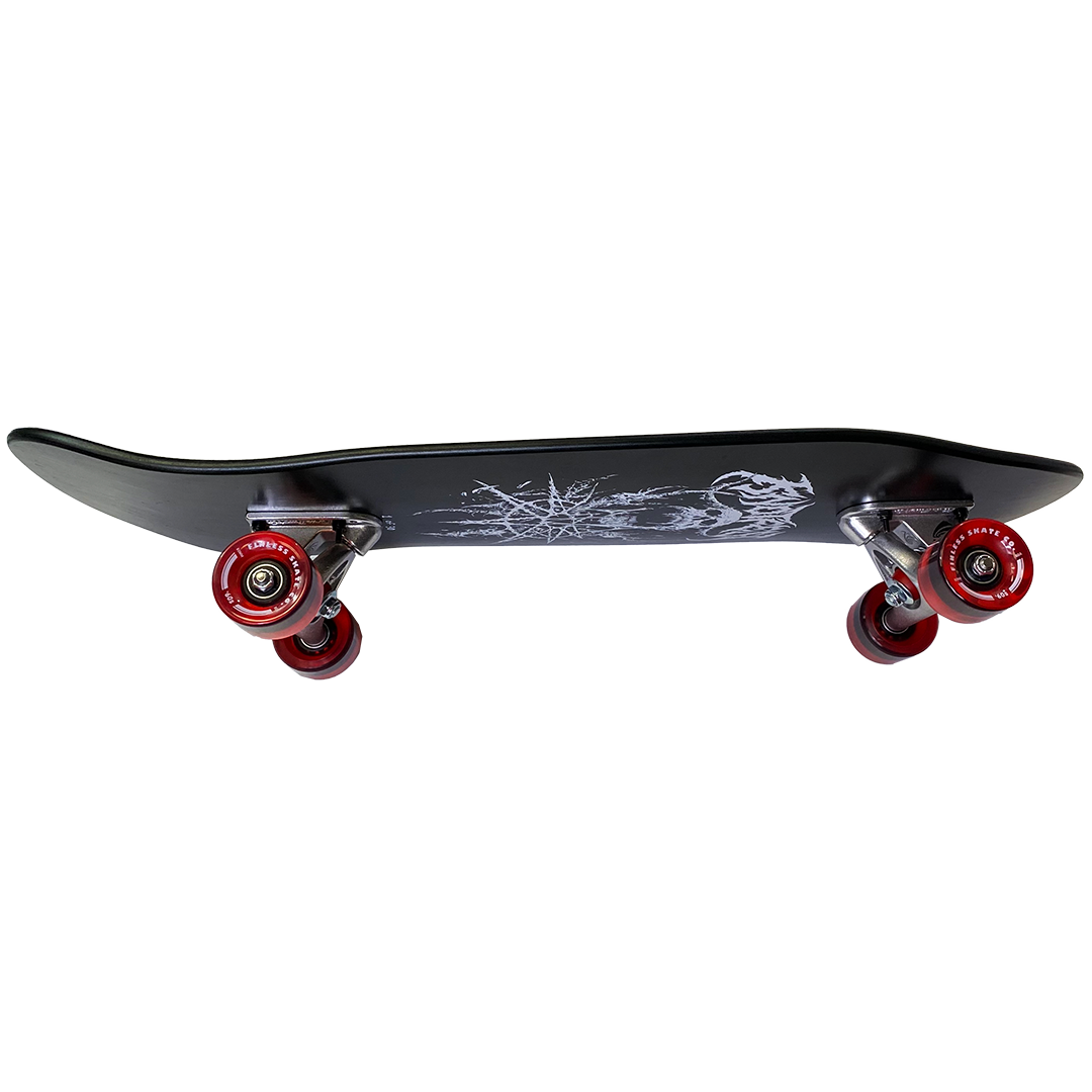 Riddick Skull LIMITED EDITION Complete Skateboard in White