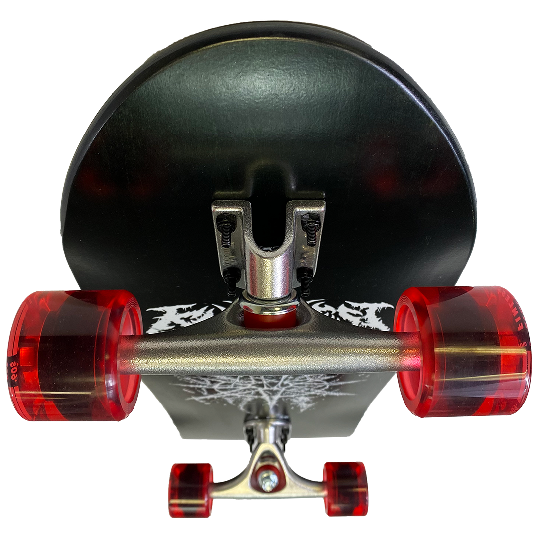 Riddick Skull LIMITED EDITION Complete Skateboard in White