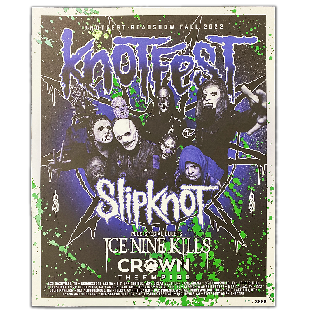 Knotfest Leg 3 2022 Poster