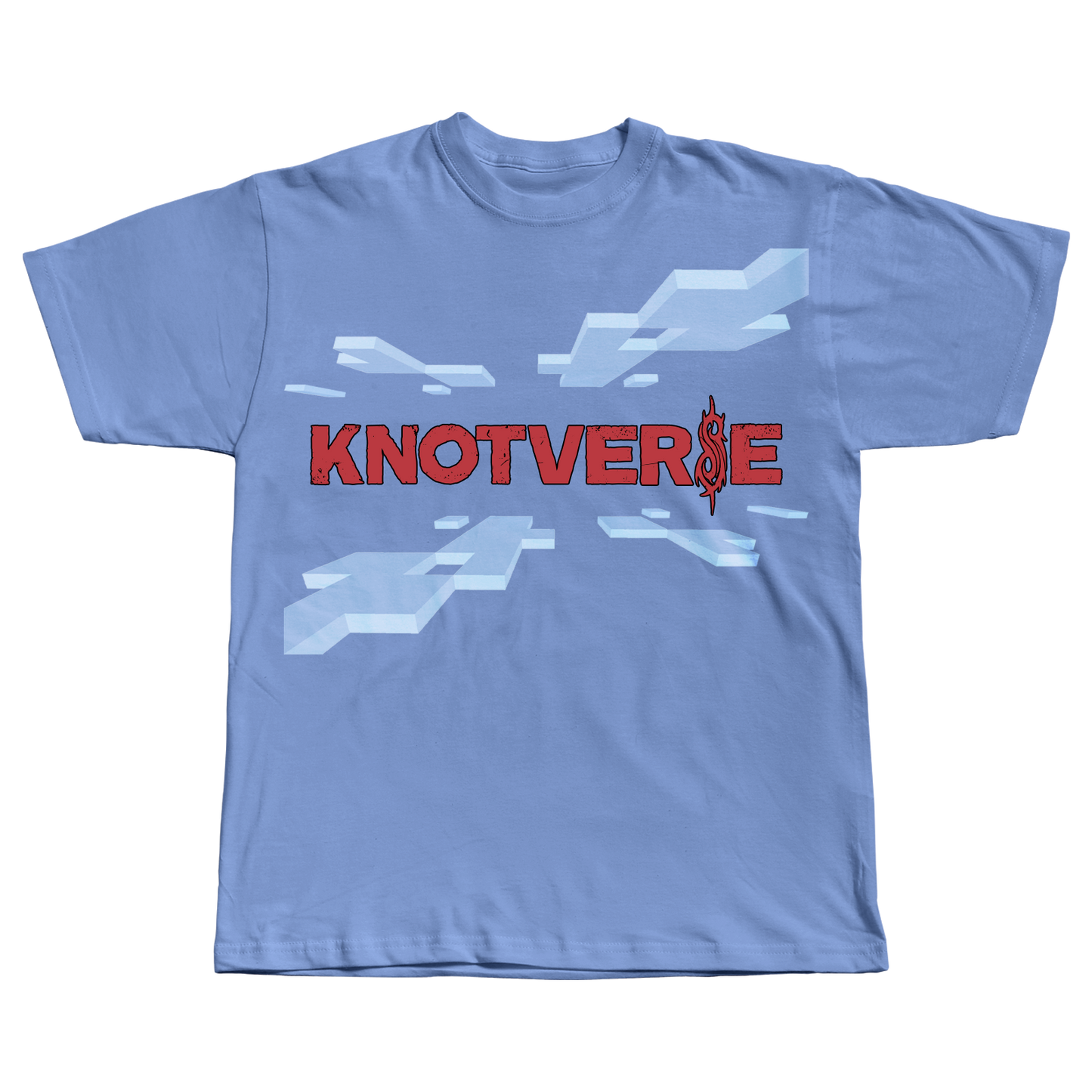 KNOTVERSE CLOUDS TEE BLUE