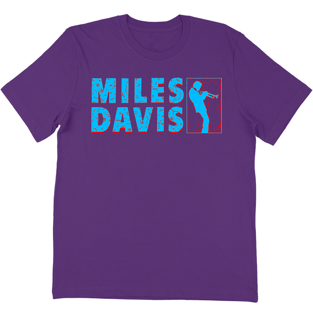 Miles Davis "All Star" T-Shirt In Purple