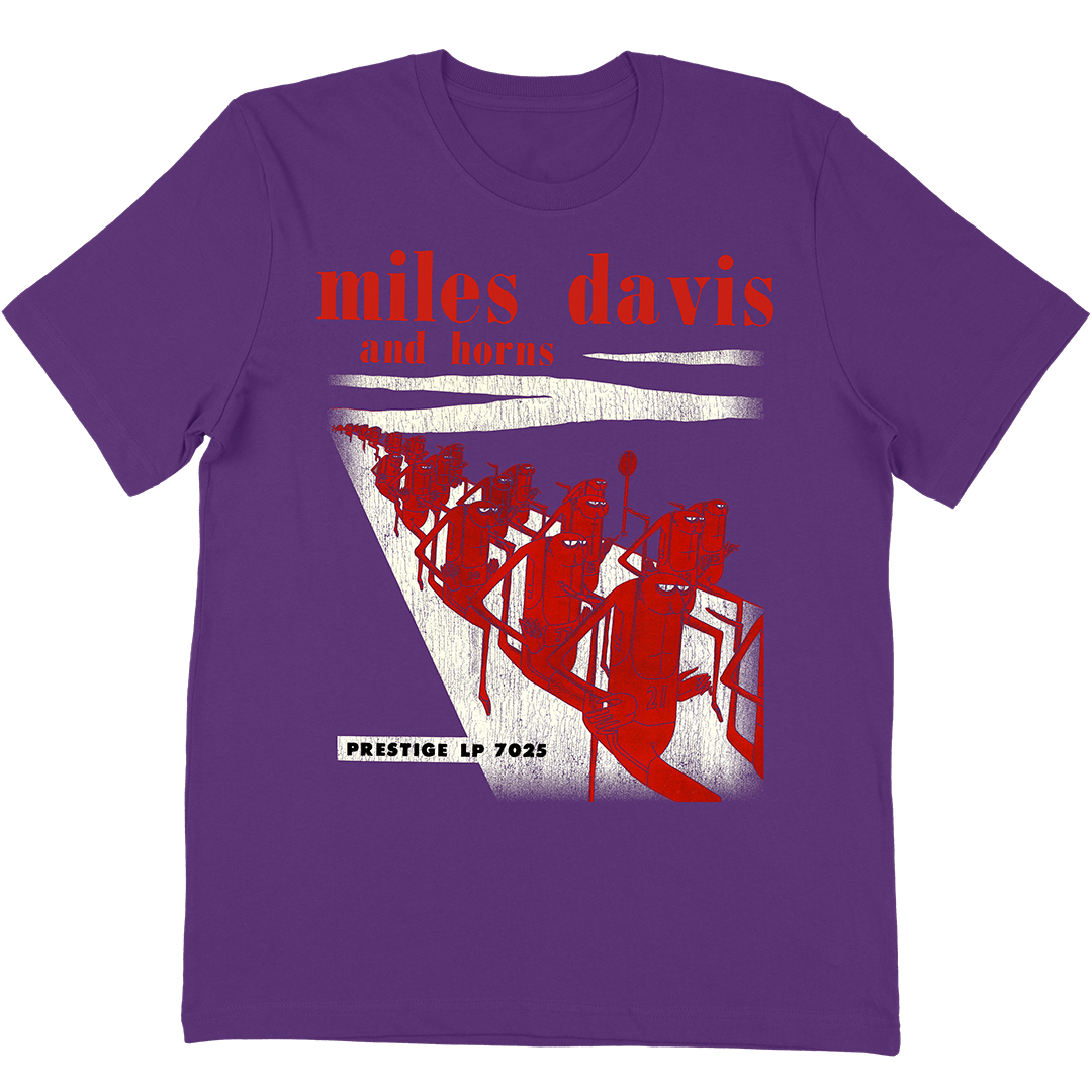 Miles Davis "And Horns" T-Shirt In Purple
