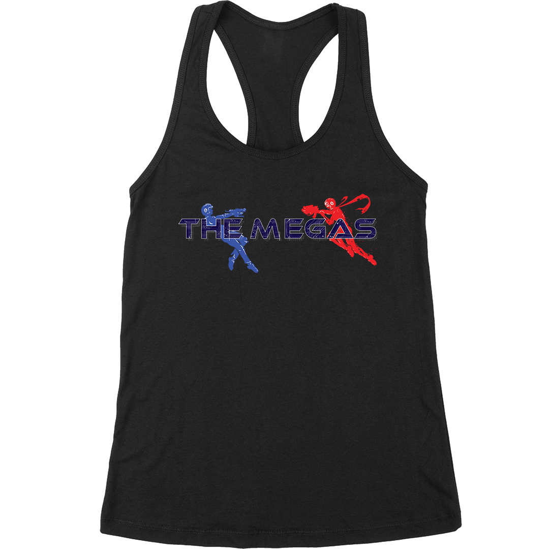 The Megas "Blue VS Red" Racerback Tank