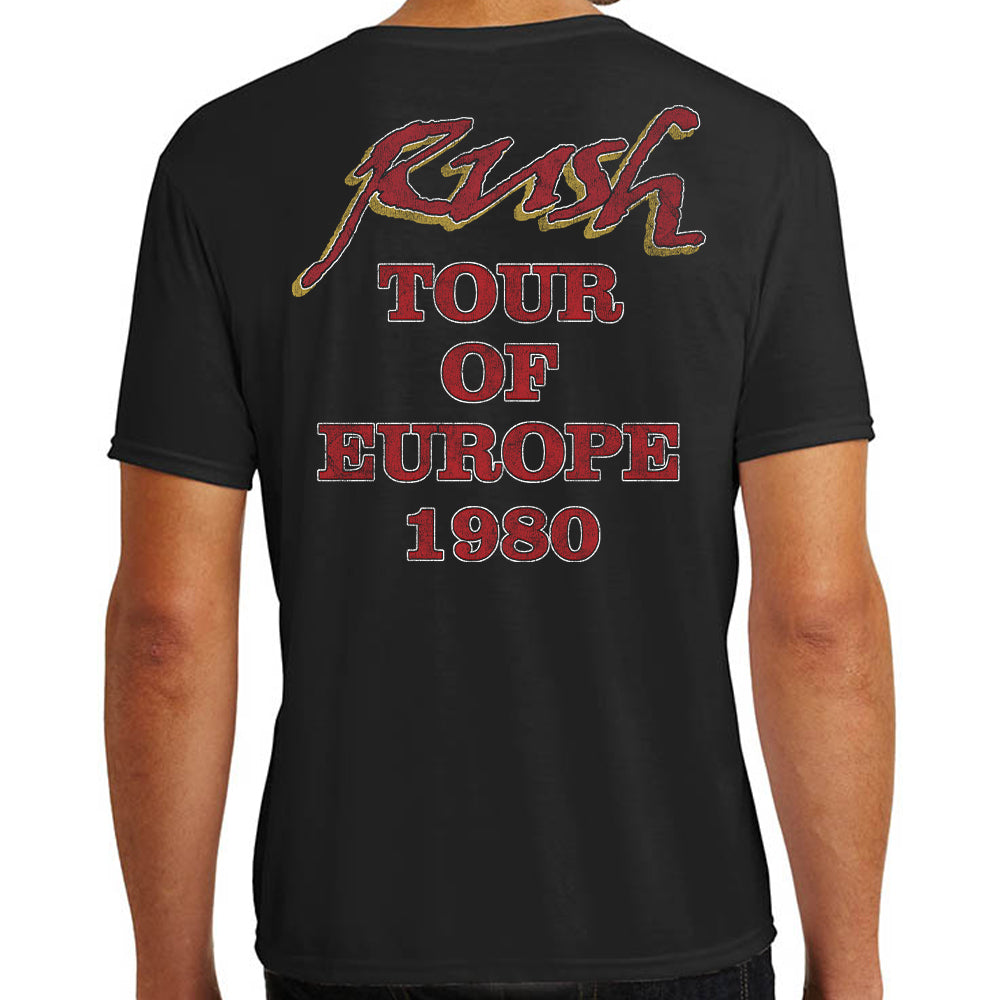 Rush "European Tour 1980" T-Shirt