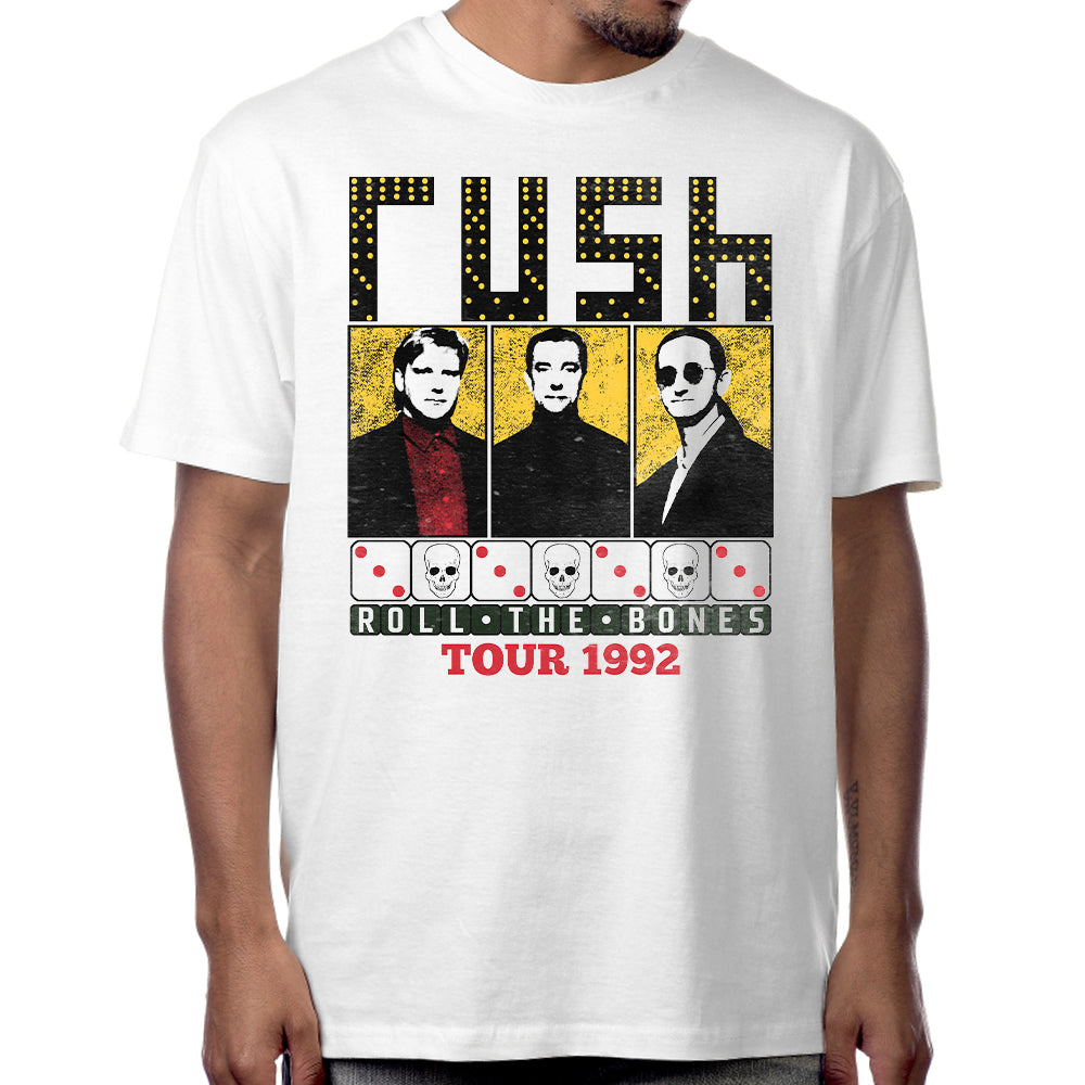 Rush "Roll the Bones" T-Shirt in White