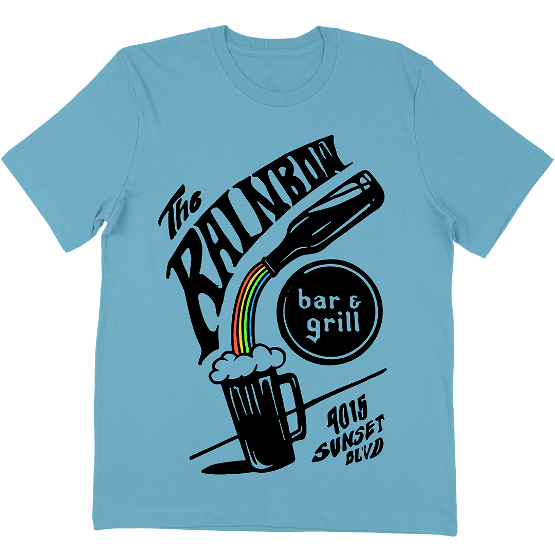 Rainbow Bar & Grill "Pour Me One" T-Shirt in Blue