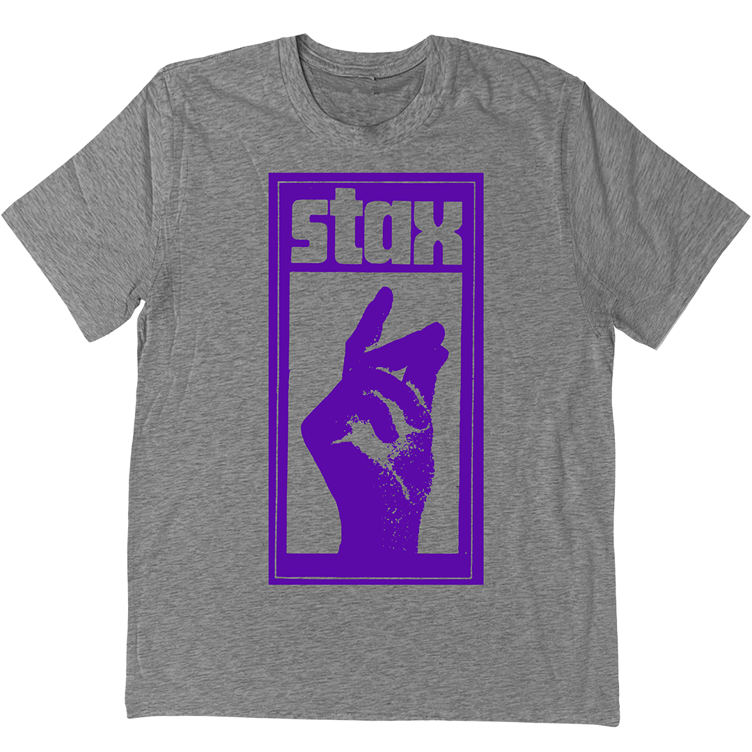 Stax Records "Snap One Color" T-Shirt In Heather Grey