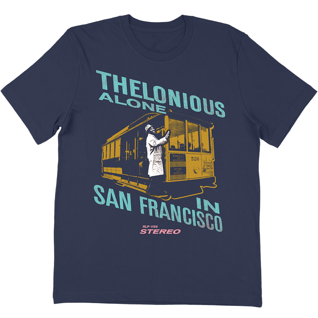 Thelonious Monk "Alone In San Francisco" T-Shirt In Navy