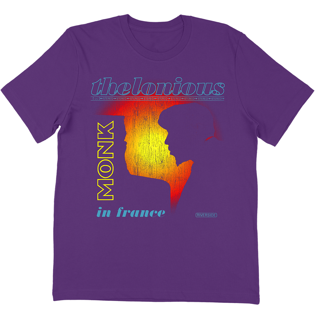 Thelonious Monk "In France" T-Shirt In Purple