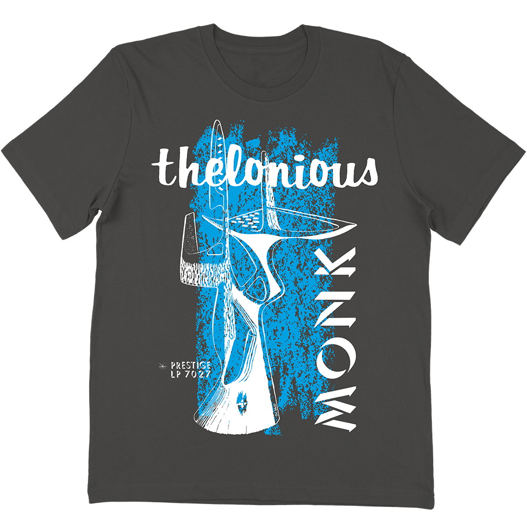 Thelonious Monk "LP 7027" T-Shirt In Vintage Black