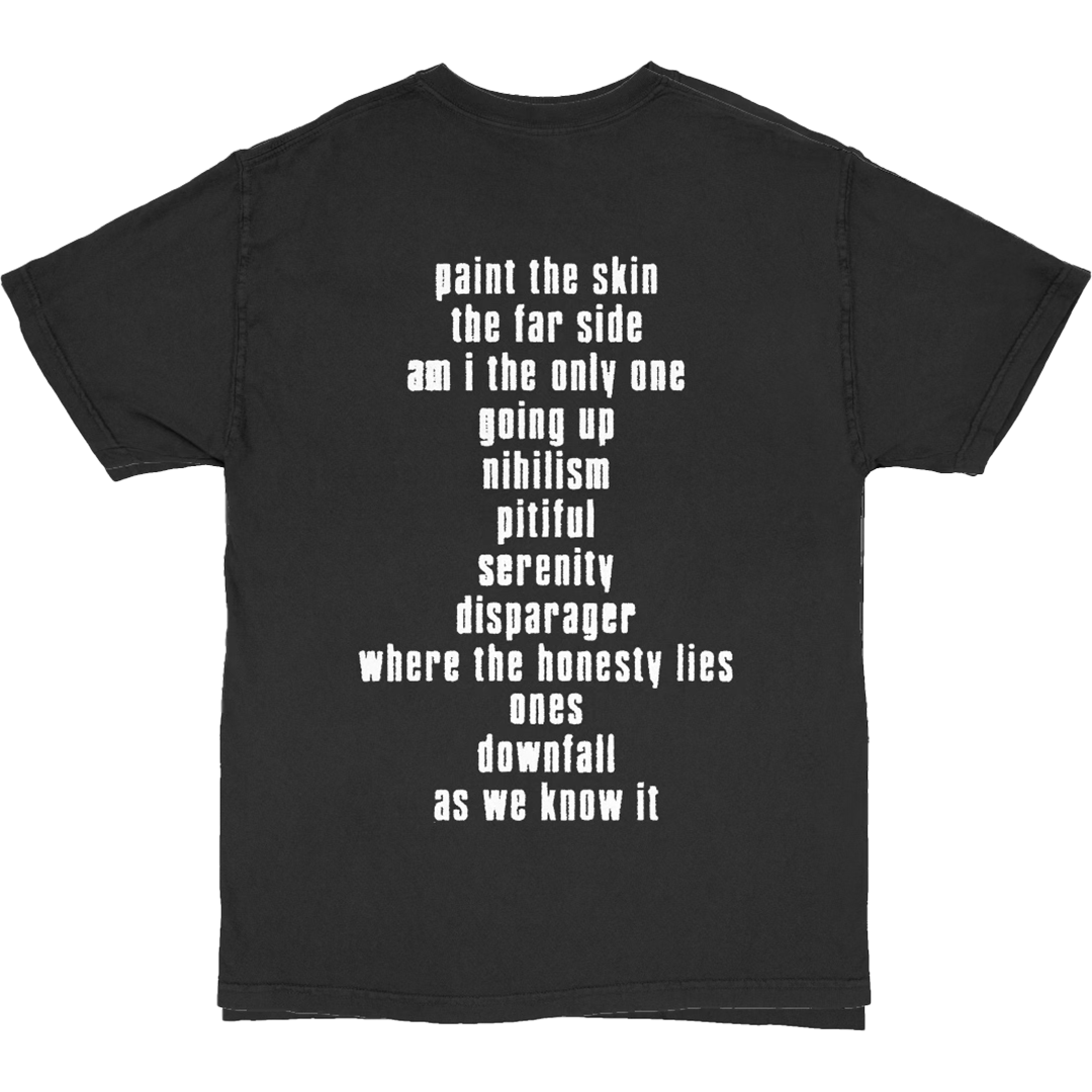 VENDED SELF-TITLED ALBUM TRACKLIST T-SHIRT