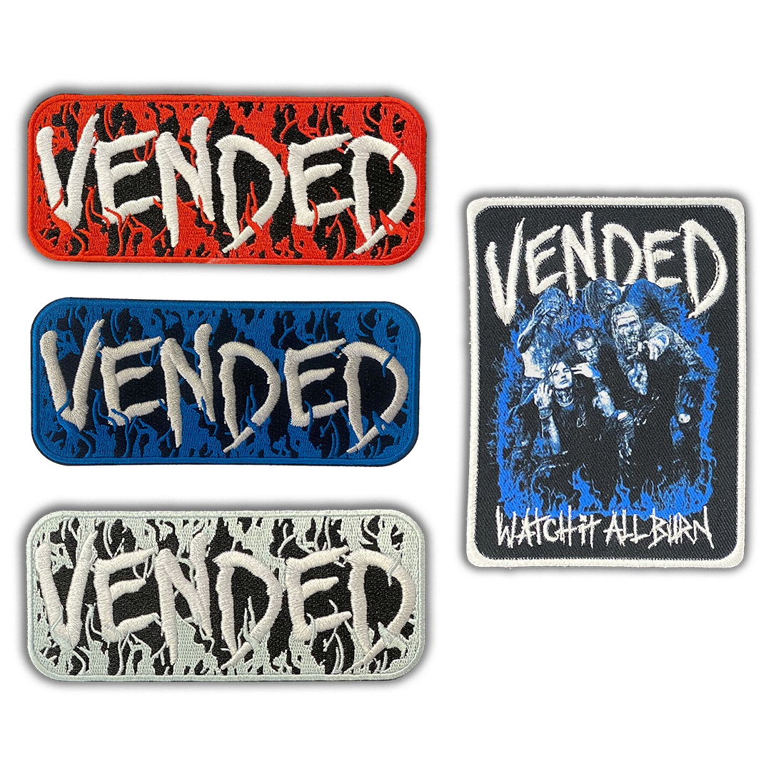 Vended Embroidered Patch Set