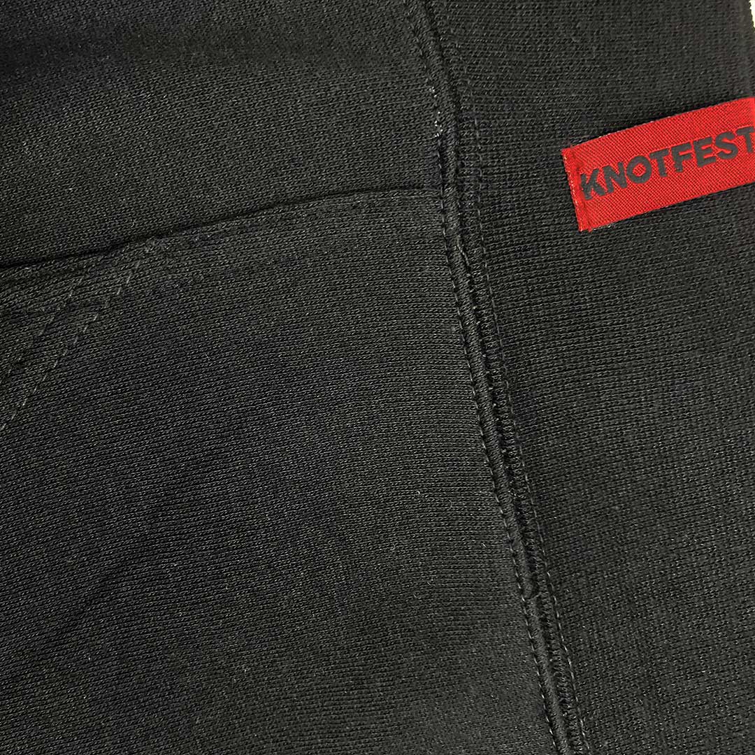 "Stacked Ending" Zip Hoodie