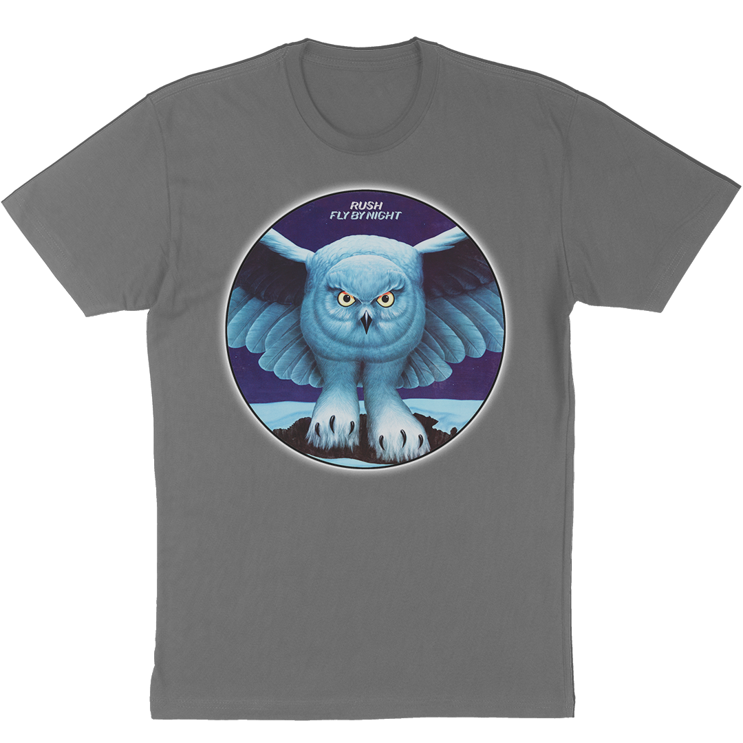 Rush "Fly By Night" T-Shirt in Grey
