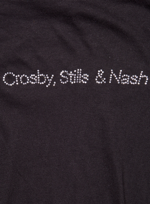 Black Women's LS-Bling Print Names