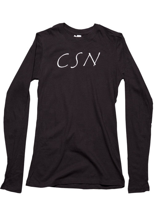 CSN "Initials" Womens Long Sleeve T-Shirt