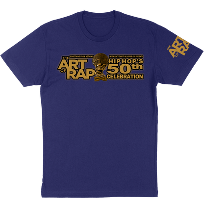 Art of Rap "50th Celebration" T-Shirt in Blue