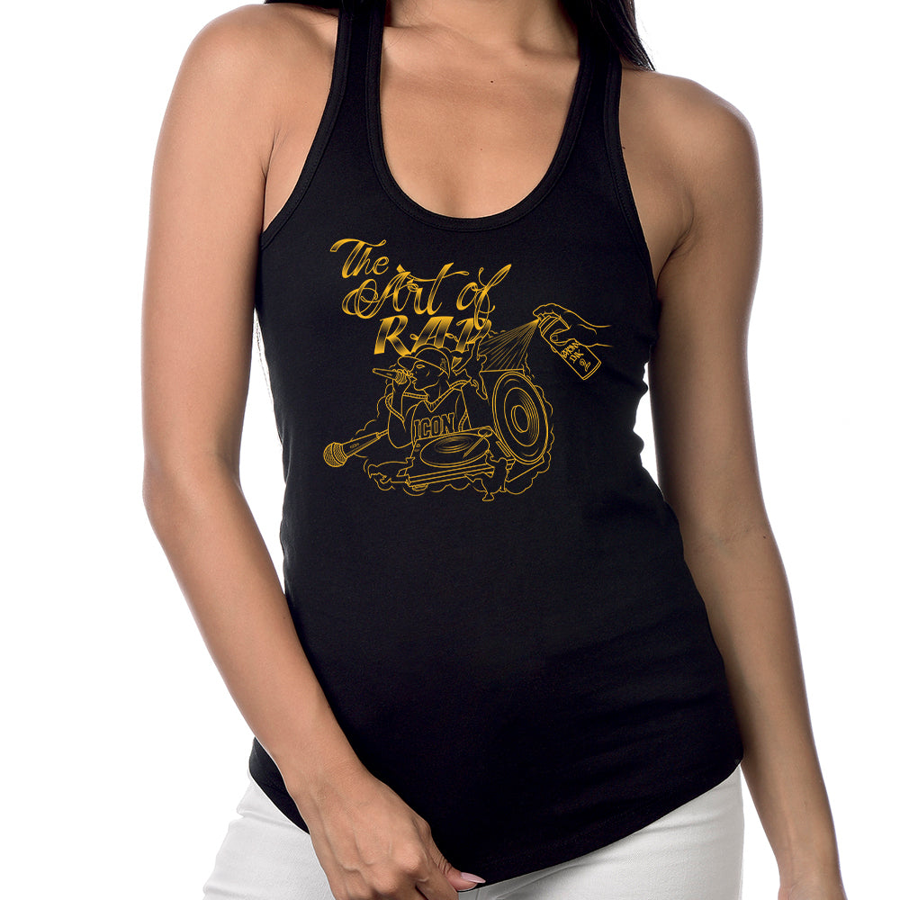 Art of Rap "Illustration" Women's Racer Back Tank Top