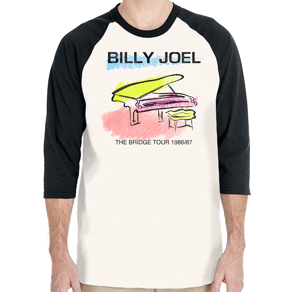 Billy Joel "Pastel Piano" Raglan