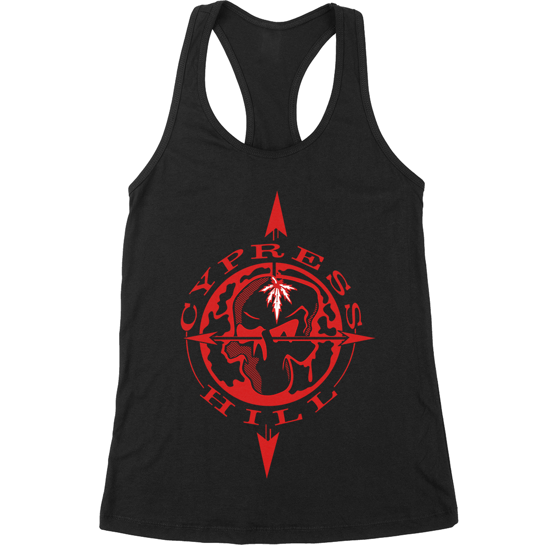 Cypress Hill "Skull & Compass" Racer Back Women's Tank Top