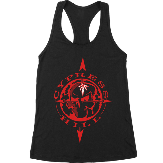 Cypress Hill "Skull & Compass" Racer Back Women's Tank Top