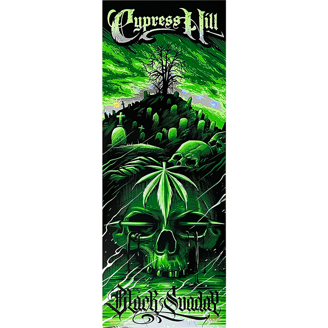 Cypress Hill "Black Sunday" Limited Edition Maxxer Foil Poster