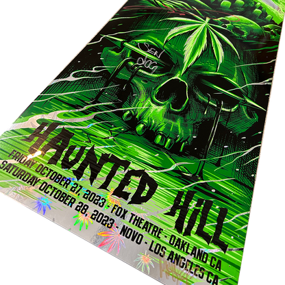 Cypress Hill "Haunted Hill 2023" AUTOGRAPHED Limited Edition Maxxer Foil Poster