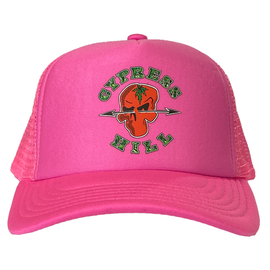 Cypress Hill "Phunky" Trucker Hat in Pink