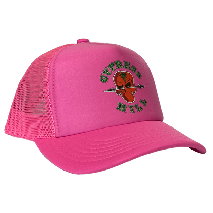 Cypress Hill "Phunky" Trucker Hat in Pink