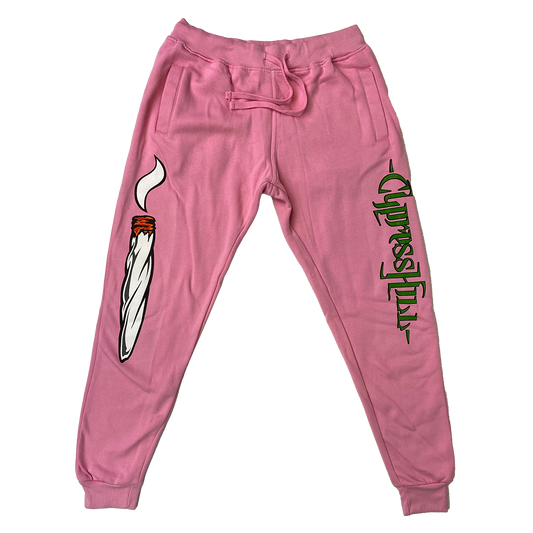 Cypress Hill "Blunted" Sweatpants in Pink