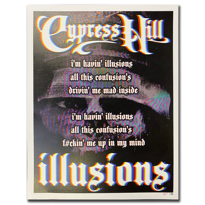 Cypress Hill "Illusions" LIMITED EDITION Poster