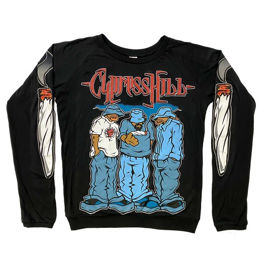 Cypress Hill "Blunted" Women's Long Sleeve Scoop Neck T-Shirt