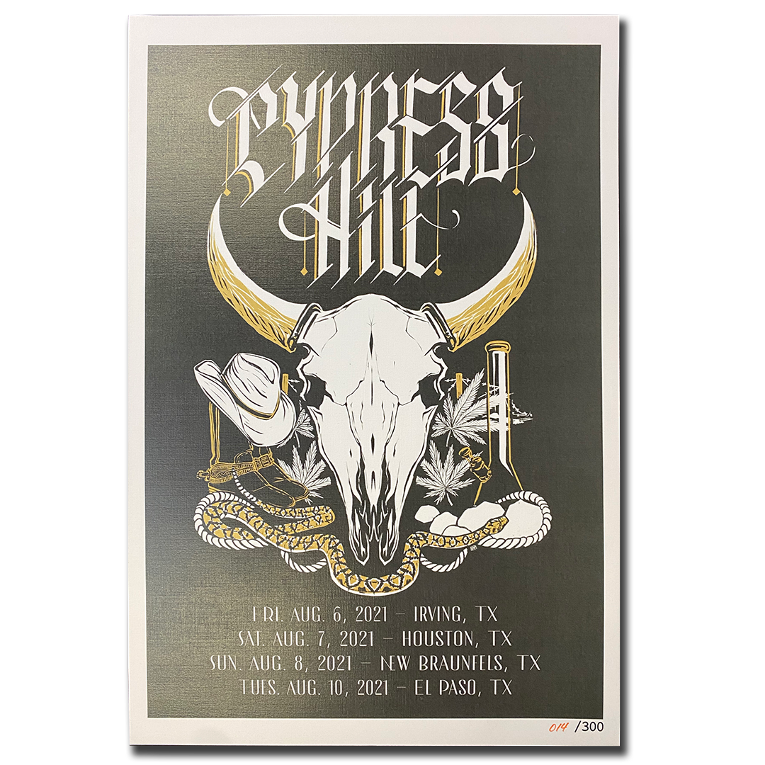 Cypress Hill "Texas Tour Event" LIMITED EDITION Poster