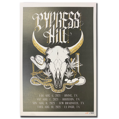 Cypress Hill "Texas Tour Event" LIMITED EDITION Poster