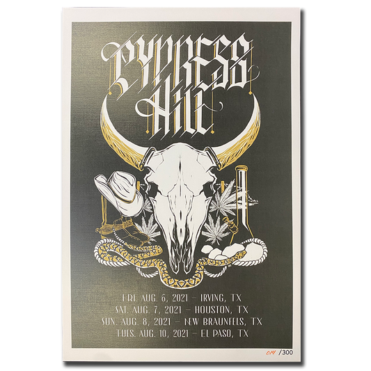 Cypress Hill "Texas Tour Event" LIMITED EDITION Poster