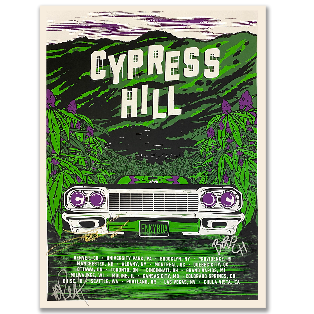 Cypress Hill "VIP Event" AUTOGRAPHED LIMITED EDITION Poster