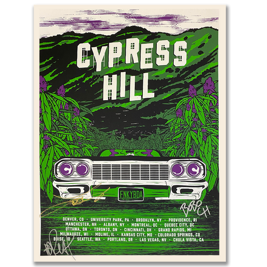 Cypress Hill "VIP Event" AUTOGRAPHED LIMITED EDITION Poster