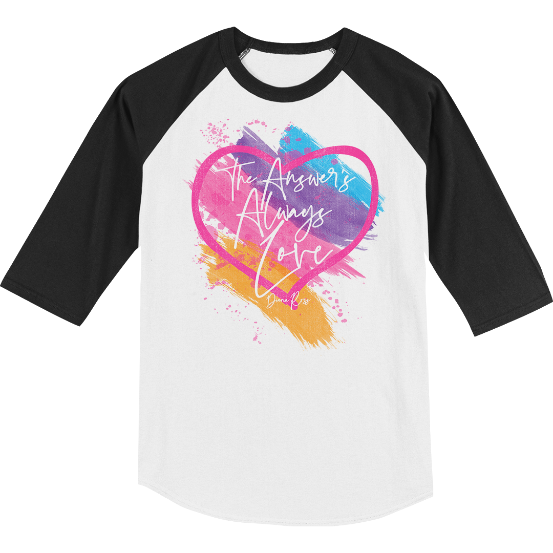 Diana Ross "The Answer's Always Love" Raglan Shirt