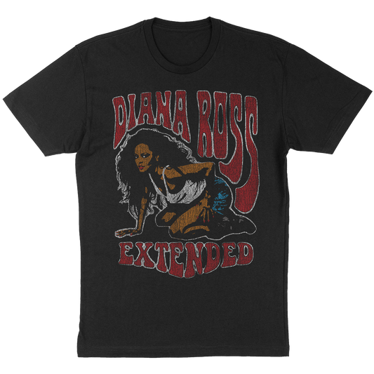 Diana Ross "Extended" T-Shirt in Black