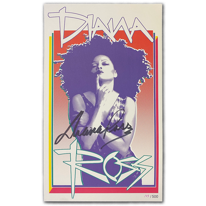 Diana Ross "Cover Page" AUTOGRAPHED Limited Edition Poster