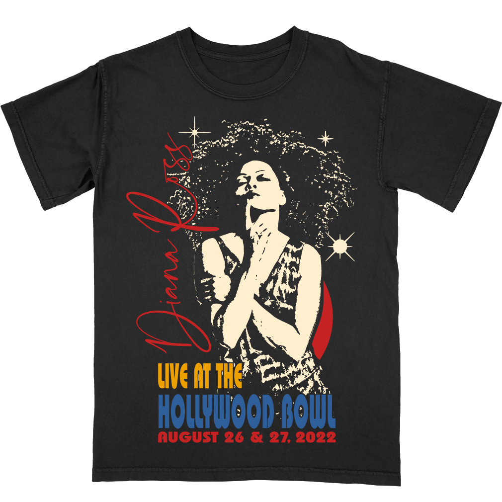 Diana Ross "Sparkles Hollywood Bowl" T-Shirt