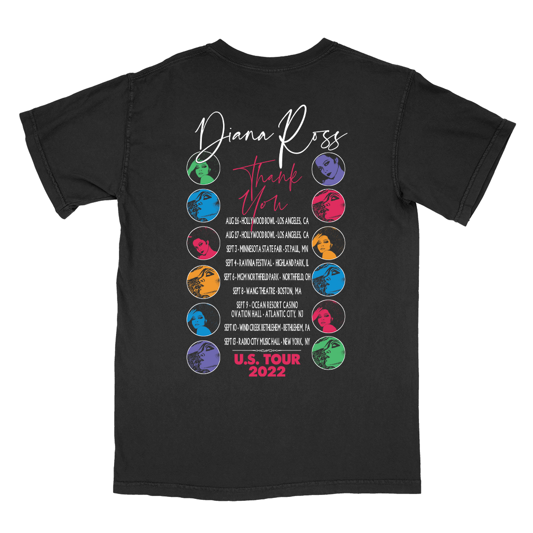 Diana Ross "Thank You U.S. TOUR" Event T-Shirt